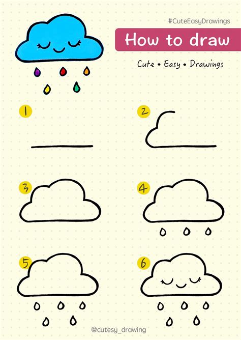 How to paint waves with acrylic paint. How to draw rainy cloud : step by step tutorial. #cloud # ...