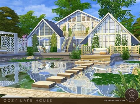 Cozy Lake House The Sims 4 Catalog Sims House The Sims 4 Lots Sims