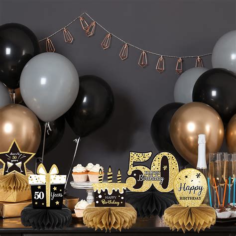 Buy 9 Pieces 50th Birthday Decorations 50th Birthday Centerpieces For
