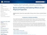 The Basics Of Salinity And Sodicity Effects On Soil Physical Properties