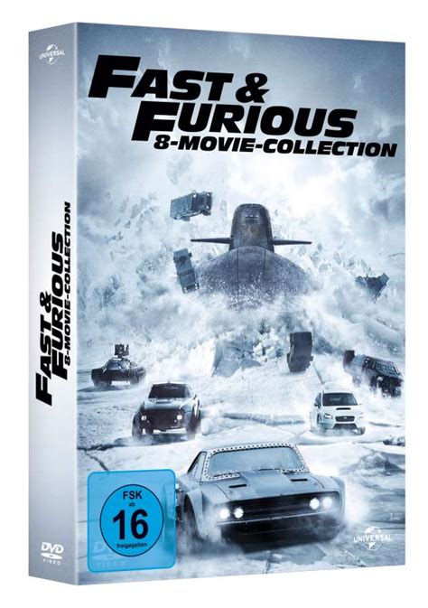 Fast And Furious 8 Movie Collection 8 Dvds Jpc
