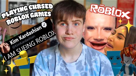 Playing Cursed Roblox Games Charlie Thompson Youtube