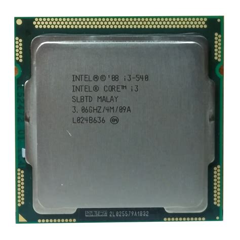 Refurbished Intel Core I3 540 306ghz Lga 1156socket H 25 Gts