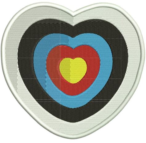 Heart Shape Target Patch In Two Sizes