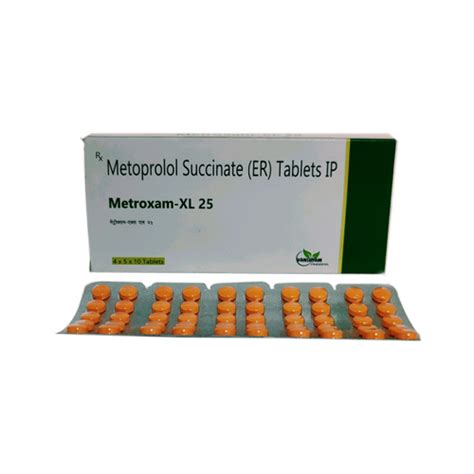 Metoprolol Succinate Extended Release Tablets Ip Le Tyche Pharmaceutic