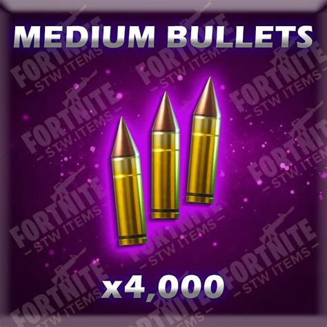 4000 X Medium Bullets Ammunitions