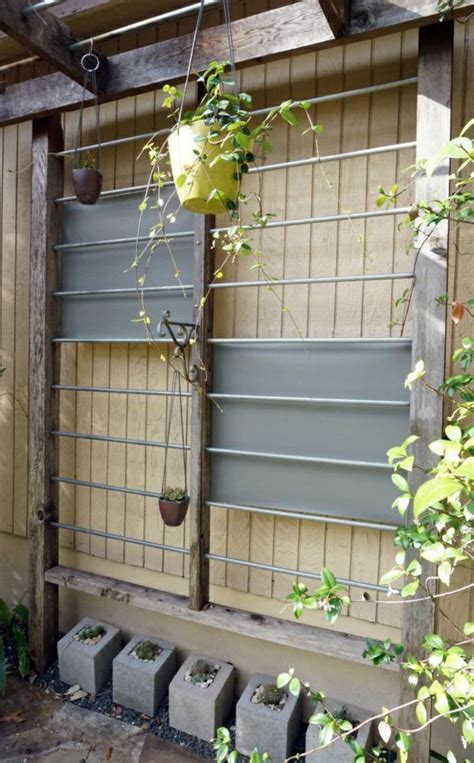 I used 1/8″ galvanized steel cable for the supports. Outdoor wall decoration do it yourself - DIY Projects geometric | Interior Design Ideas | AVSO.ORG