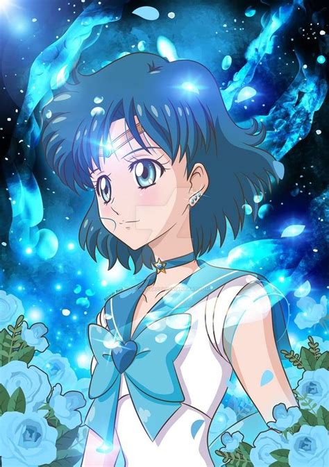 Super Sailor Mercury Crystal By Riccardobacci On DeviantArt Sailor Moon Manga Sailor Mercury