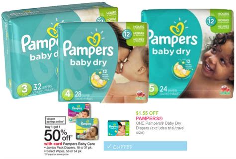 Pampers Baby Dry Jumbo Pack Diapers A Solo 745 En Walgreens