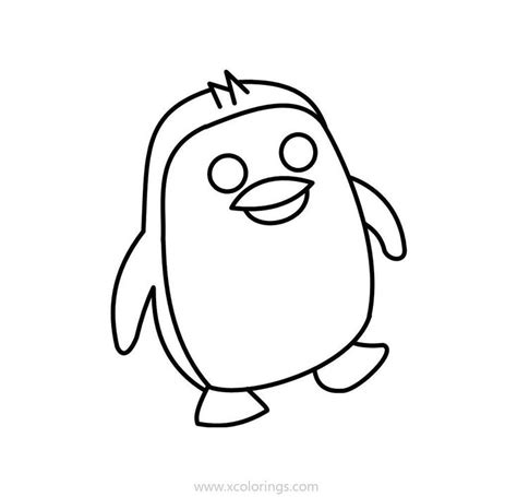 Posted by bykotney on fri jan 15 2021 tagged community. Roblox Adopt Me Coloring Pages Golden Penguin. | Penguin ...