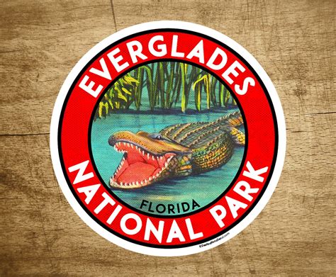 Everglades National Park Florida Sticker Decal 6 X 2 Etsy