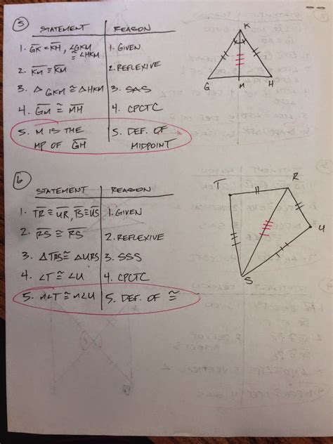 Proving Triangles Congruent Worksheet With Answers