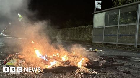 Attacked Firefighters Issue Bonfire Events Plea Bbc News