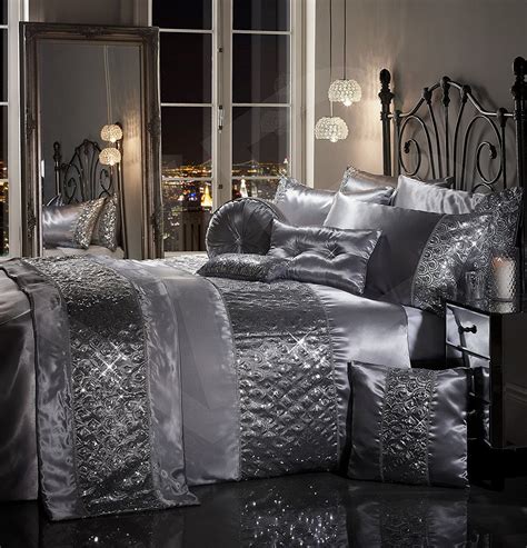 Sparkle Sequin Luxury Diamante Bedding Bedroom Collection By