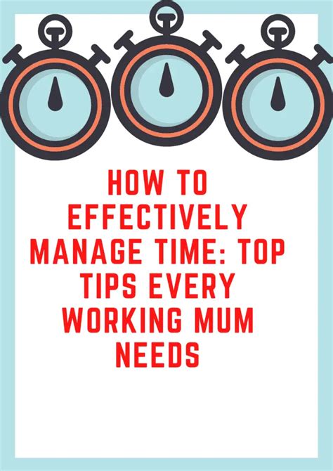 Top 8 Expert Secrets In Managing Time That Full Time Working Moms Need