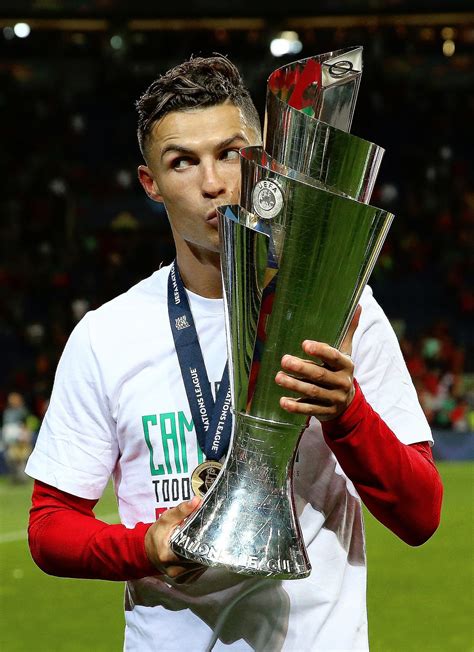 Cristiano Ronaldo Winning Trophies