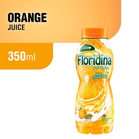 Floridina Orange Minuman Siap Minum Botol 350ml Shopee Indonesia
