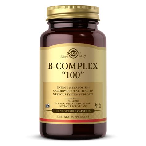 b complex 100 vegetable capsules solgar