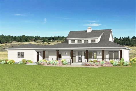 Splendid Country Farmhouse Home Plan 28914jj Architectural Designs