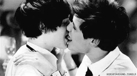 Gay Couple GIF Gay Couple Kiss Discover Share GIFs Kissing Gif