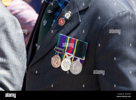 Service Medals Worn By An Ex Gurkha Serviceman British Army Medals
