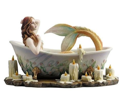 Bath Time Mermaid Taking A Bath Sculpture By Selina Fenech Mermaid