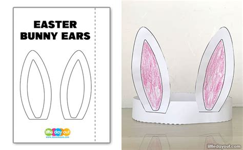 Bunny Ears Craft Template Make A Cute Headband Little Day Out