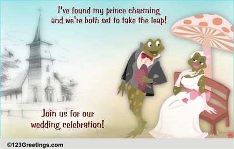 A Fun Wedding Invitation Free Wedding Ecards Greeting Cards 123
