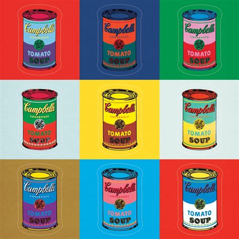 Campbells Soup Can Sticker Sheet Andy Warhol Ubicaciondepersonas