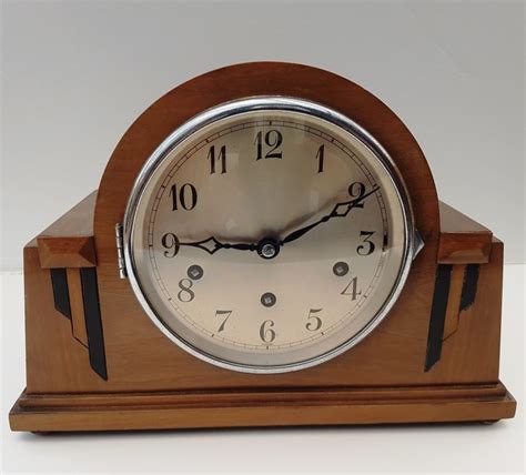 Art Deco Westminster Chime Mantel Clock The Clock Shop