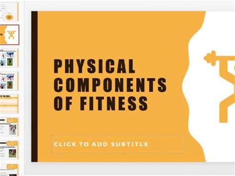 Components Of Fitness Ppt Btec Sport Level 2 Teaching Resources