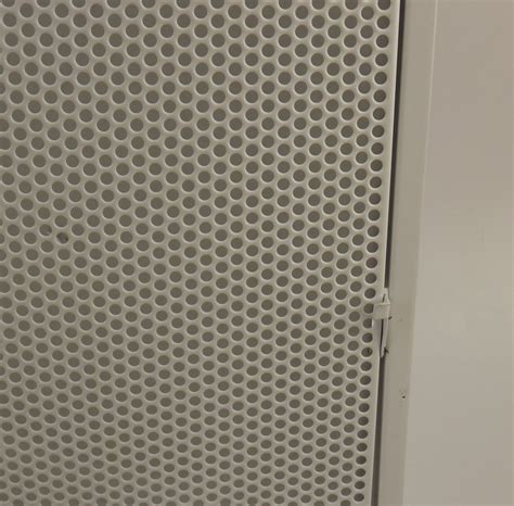 White 24 512 T Bar Ceiling Return Air Vent Grille Perforated Face
