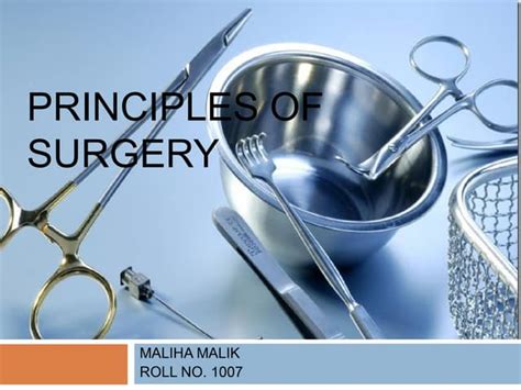 Basic Principles Of Surgery Ppt