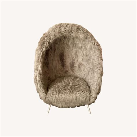 Pottery Barn Fuzzy Cave Chair Set Aptdeco
