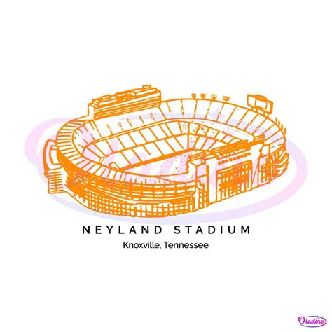 Neyland Stadium Tennessee Volunteers Svg