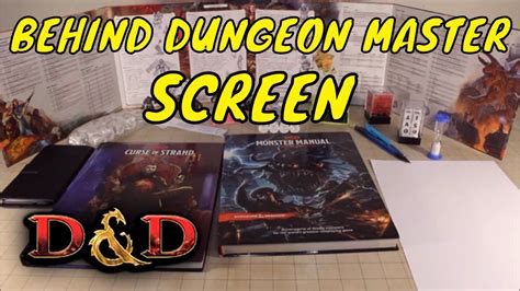 Behind My Dungeon Master Screen Dandd 5e Youtube