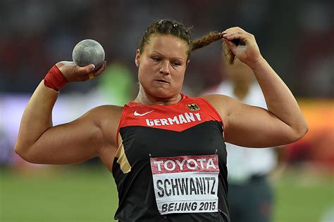 It derives from the ancient sport of putting the stone. Schwanitz claims women's shot put title | The Japan Times