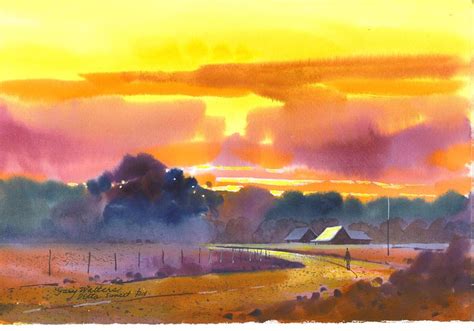 Delta Sunset Rd Painting By Gary Walters Fine Art America