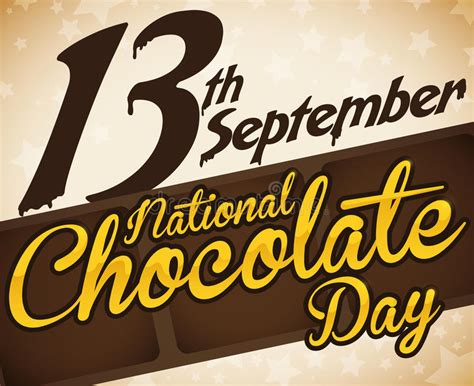 Delicious Chocolate Cream Design To Celebrate Chocolate Day Vector