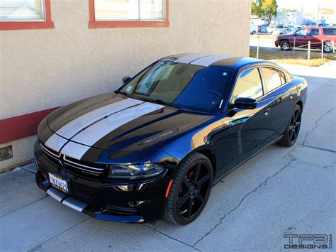 Racing Stripes For The 2015 2016 Dodge Charger Precision Cut Tfb Designs