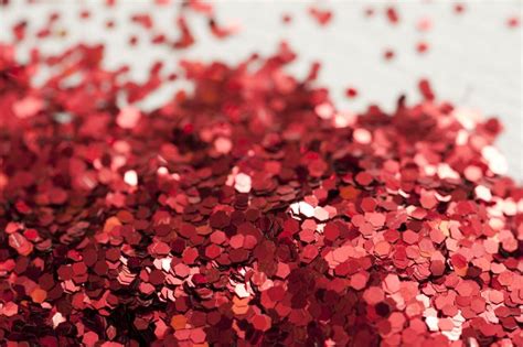 Free Image Of Close Up Of Red Glitter