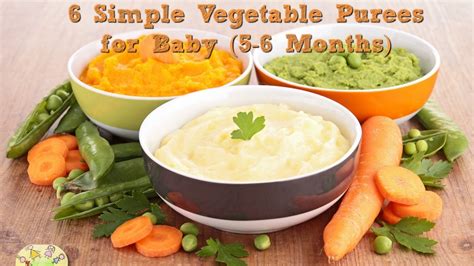 Some foods should be avoided. 6 vegetable puree for 5 - 6 months baby | Homemade baby ...