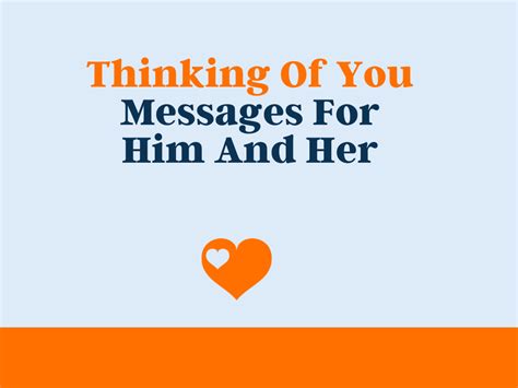 84 Cute Thinking Of You Messages For Him And Her