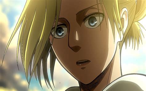 อะนิเมะเรื่อง Attack On Titan Annie Leonhart Blonde Blue Eyes Shingeki No Kyojin วอลล์เป