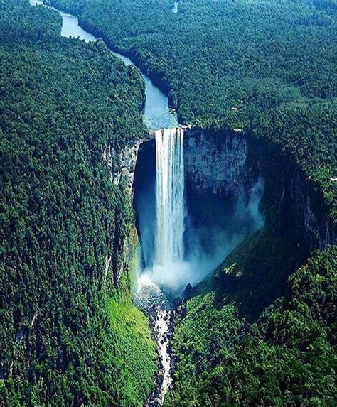 Guyana Waterfall Guyana Kaieteur Falls Kaieteur Falls Is The Worlds