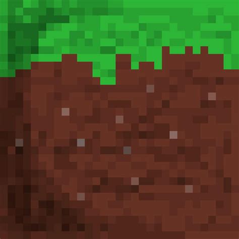 Grass Block Pattern Minecraft Dirt Block Pixel Art Pixel Art The Best