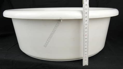 Peremes tál 48 cm 20 liter, fehér | Gasztronagyker webáruház