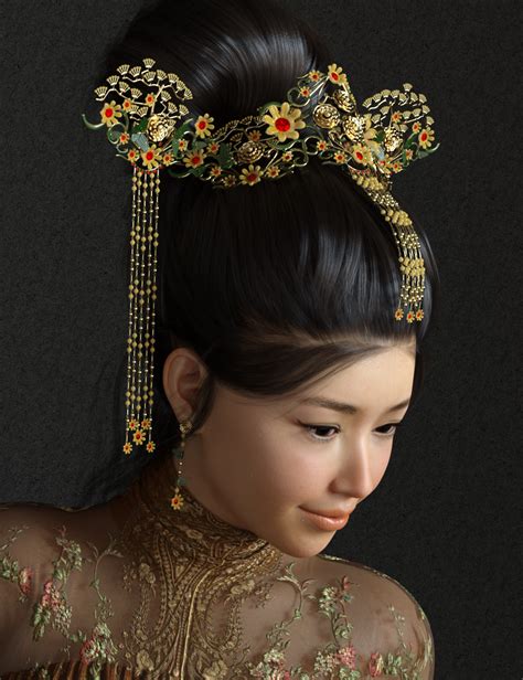 Tx Chinese Headdress For Genesis 8 Females Daz 3d