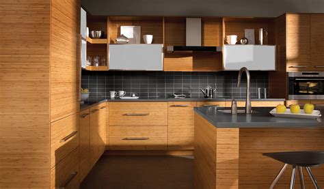 Stainless steel and bamboo kitchen willewoodwork modern kitchen. Trend Study: Horizontal Grain Cabinets Make Kitchen ...