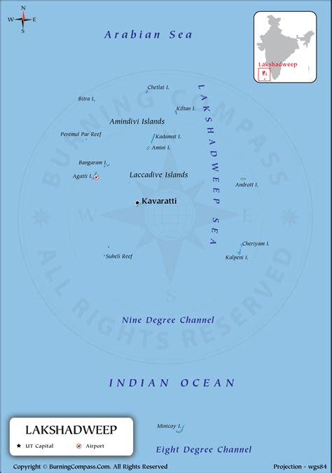 Lakshadweep Map Hd